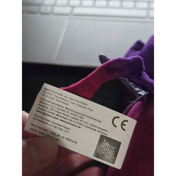 2019 Fortnite Epic Games Dark Llamacorn Plush Stuffed Animal Plushie Video Game - Picture 7 of 9